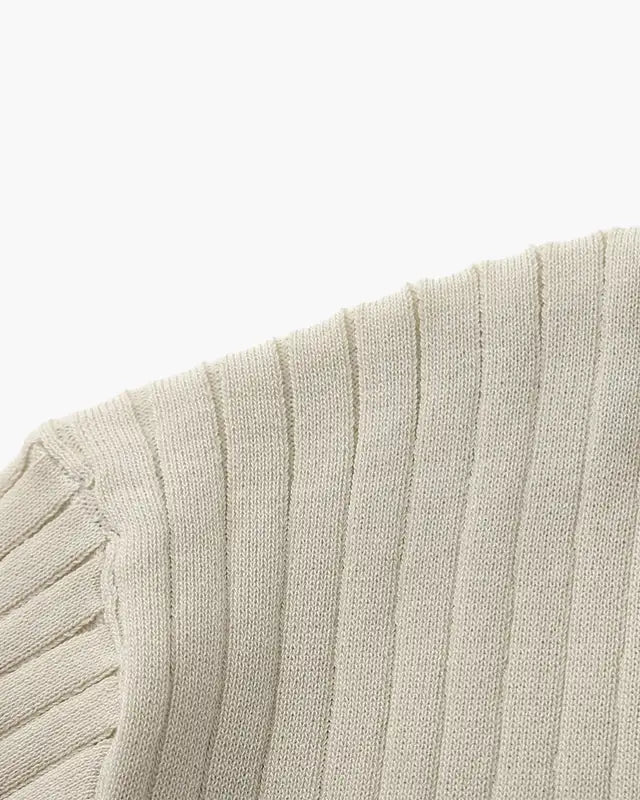 Premium Geripptes Polo – Texturierte Eleganz