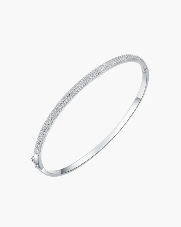 Oval Shine Armband – 925 Silber, Leuchtende Eleganz