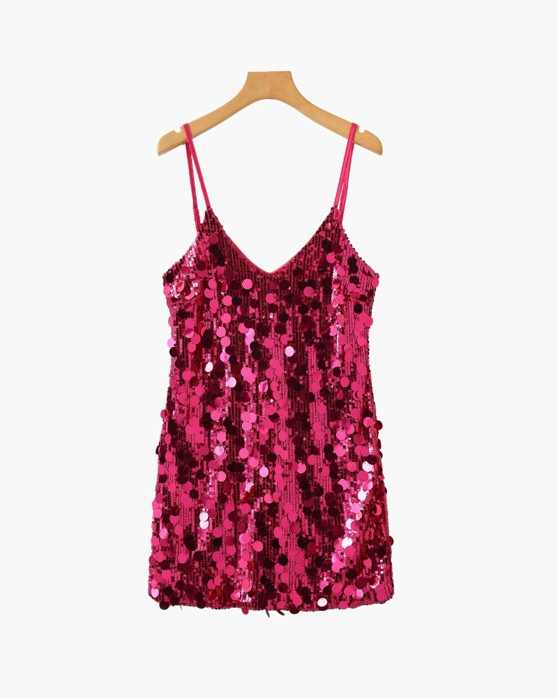 Pailletten Party Minikleid