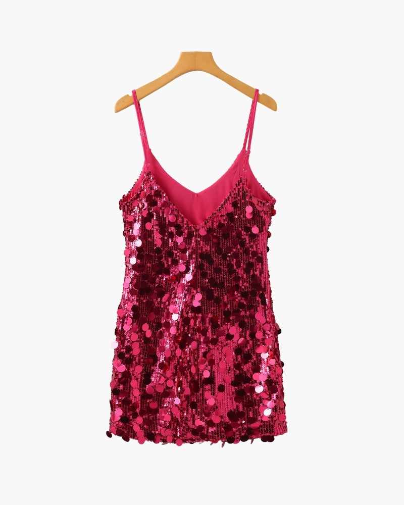 Pailletten Party Minikleid
