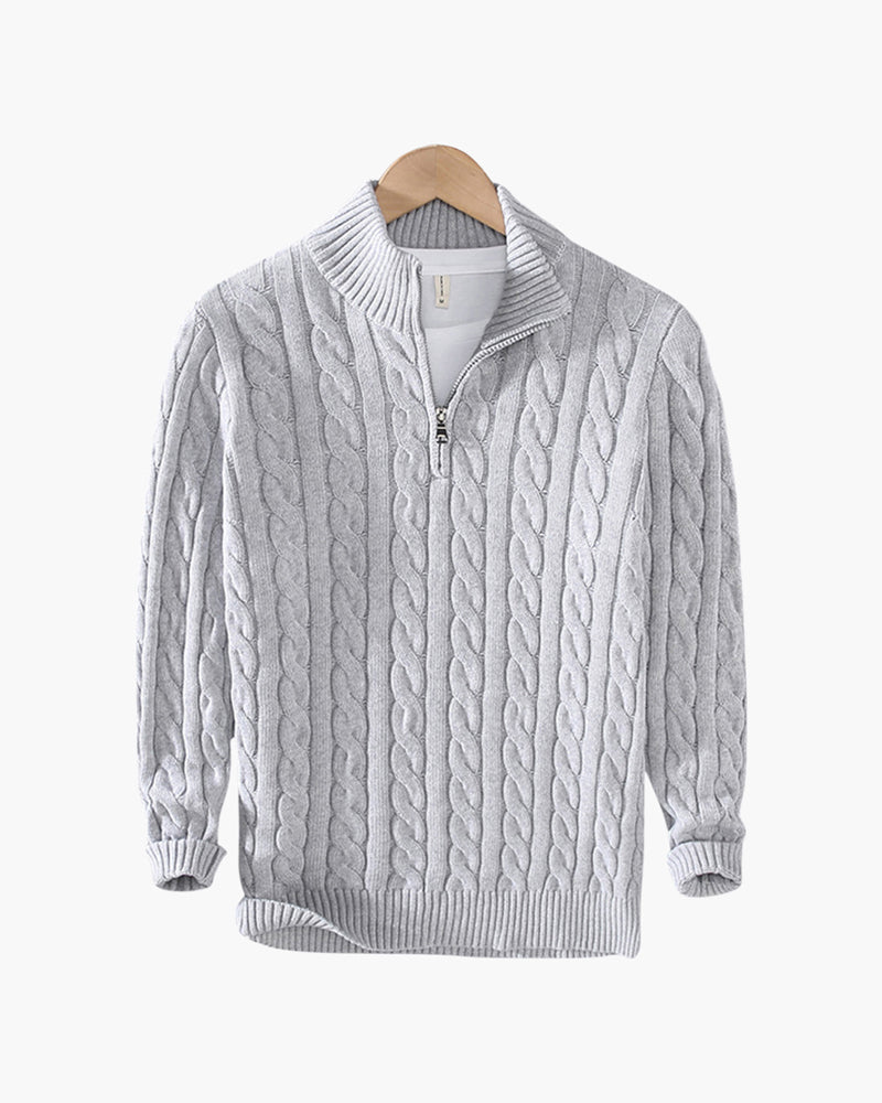 Verbier Pullover mit Halbreißverschluss