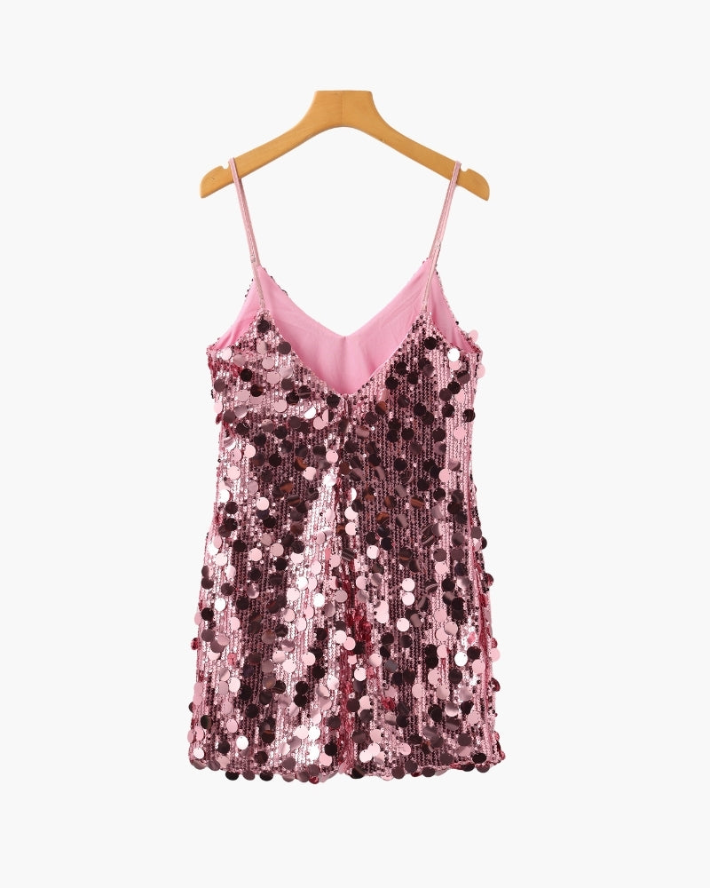 Pailletten Party Minikleid