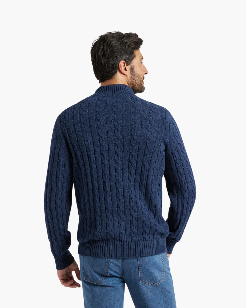 Verbier Pullover mit Halbreißverschluss