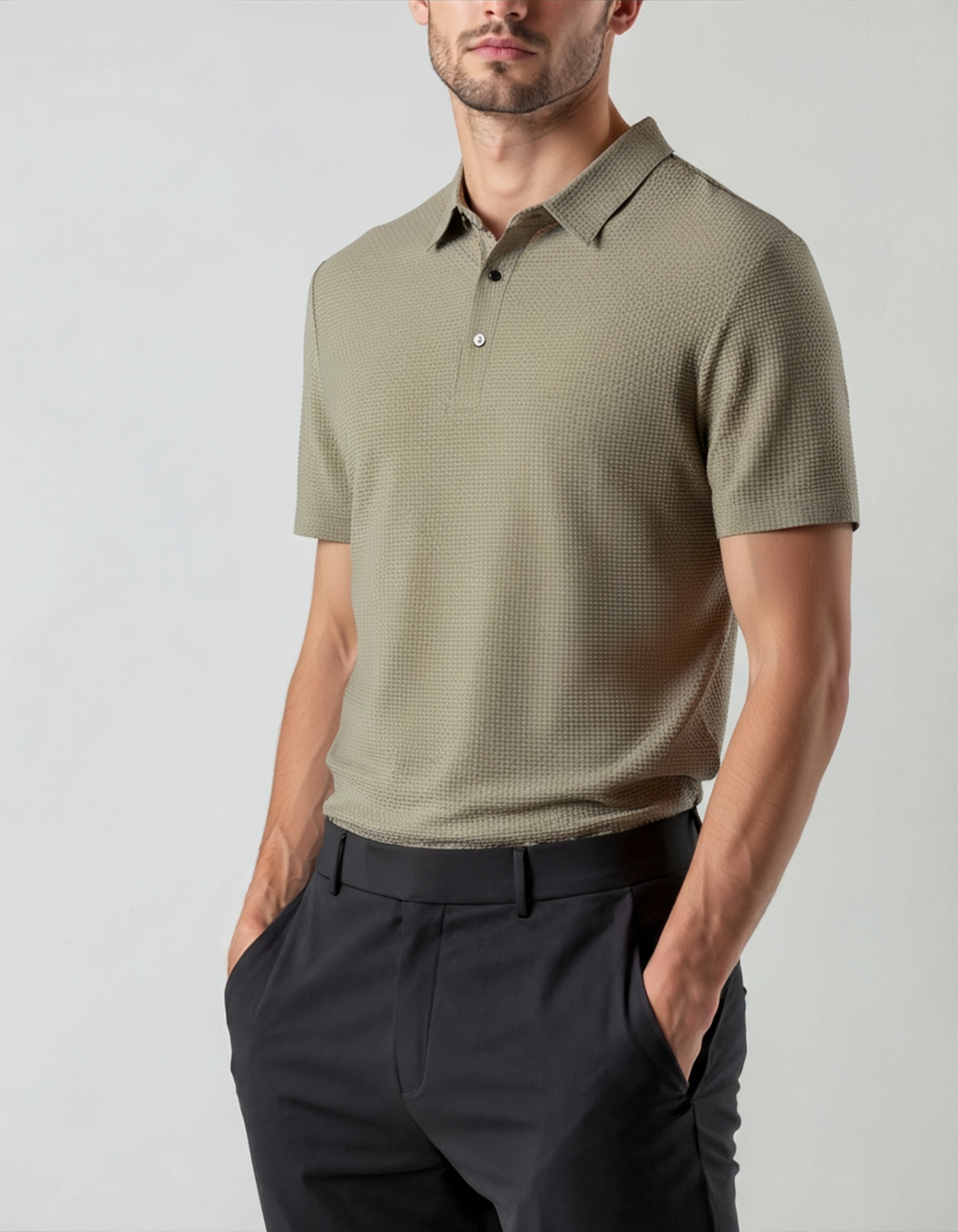 Prestigio Seiden Polo (Knitterfrei)